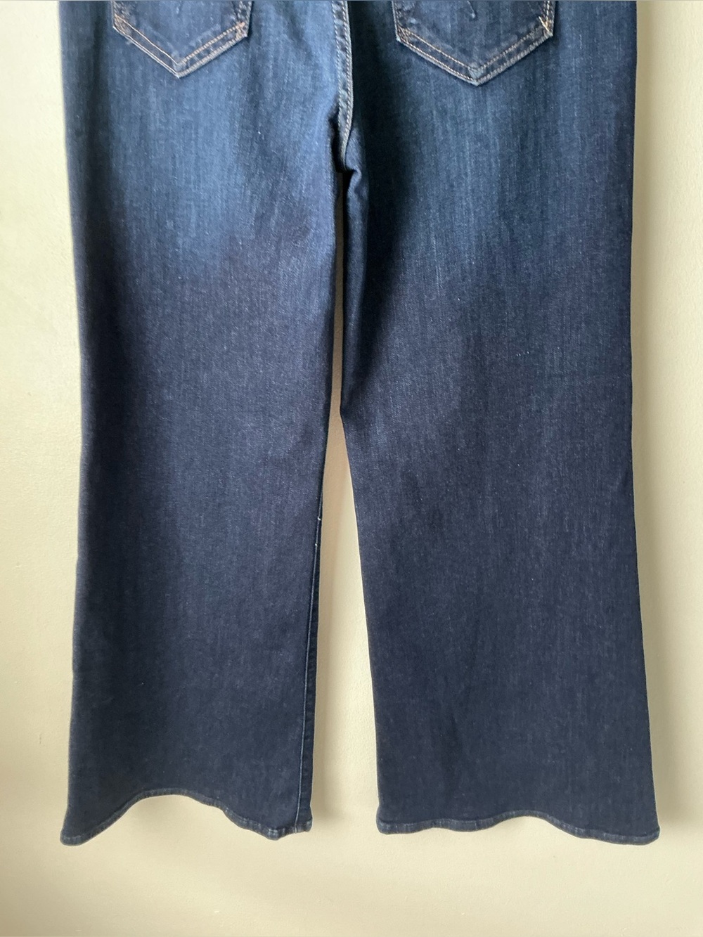 MOTHER Jeans Tomcat Roller Off Limits Dark Indigo Blue Wide Leg Size 29 - Picture 6 of 15